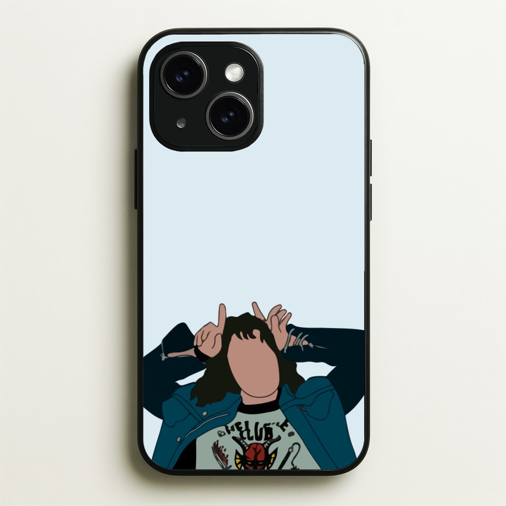 Eddie Munson - Stranger Things Phone Case for iPhone 14