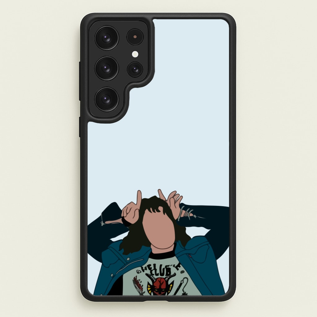 Eddie Munson - Stranger Things Phone Case for Galaxy S22 Ultra