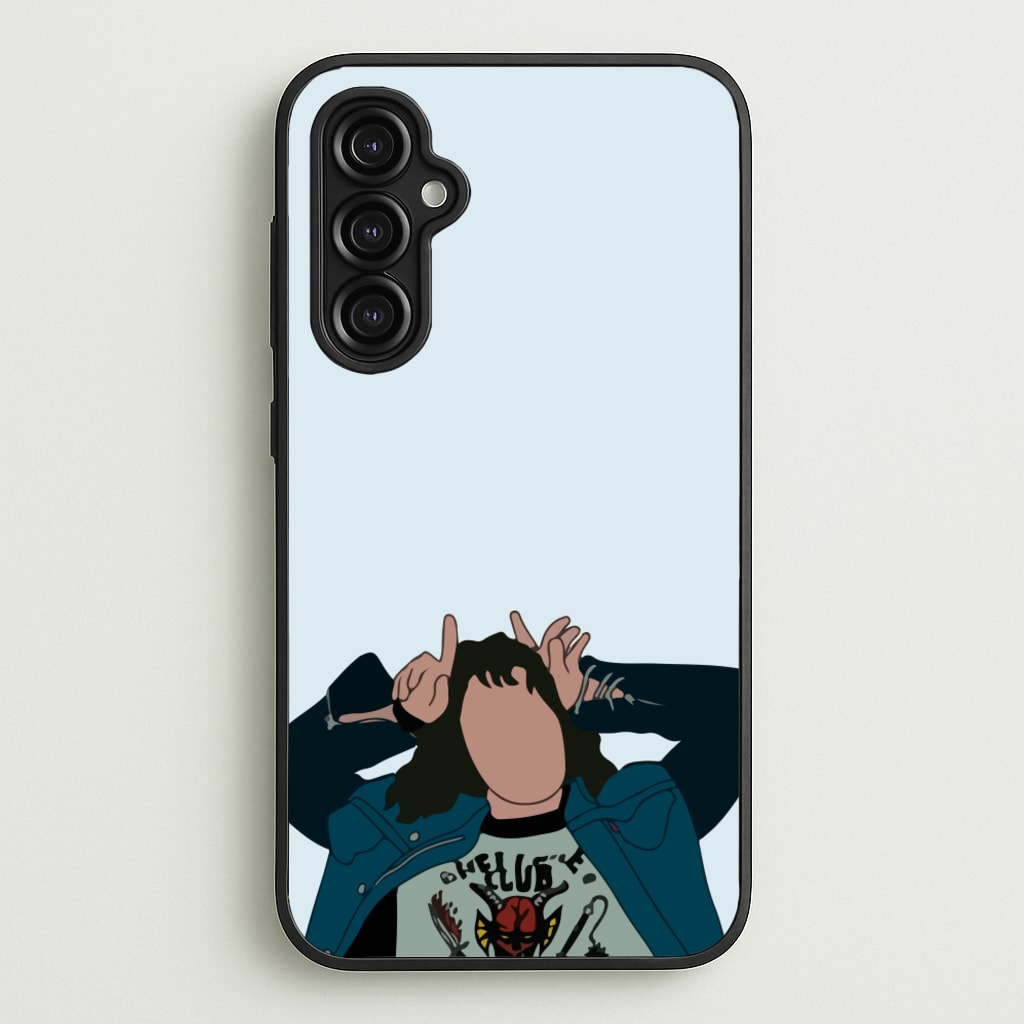Eddie Munson - Stranger Things Phone Case for Galaxy A14