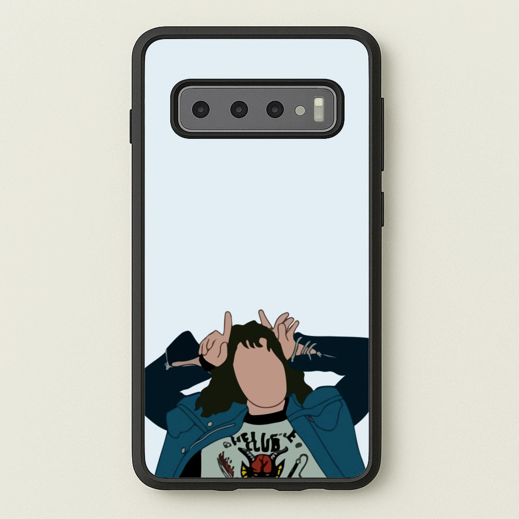 Eddie Munson - Stranger Things Phone Case for Galaxy S10 Plus
