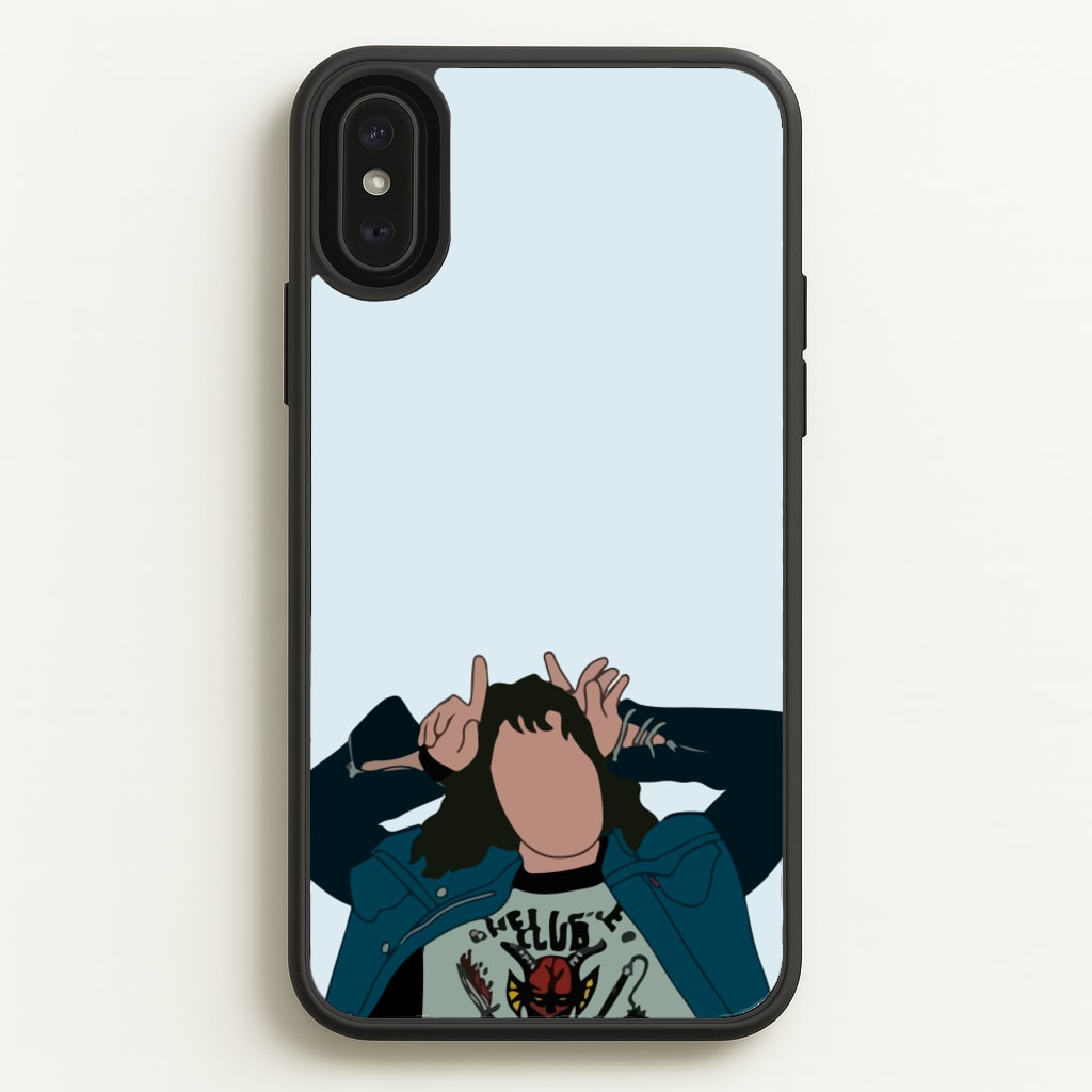 Eddie Munson - Stranger Things Phone Case for iPhone XS Max