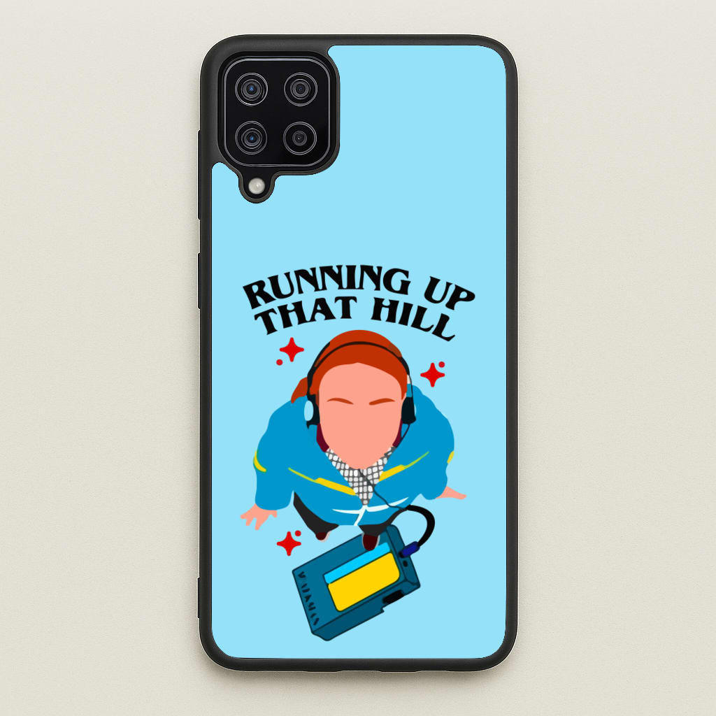 Running Up That Hill - Stranger Things Phone Case for Galaxy A12