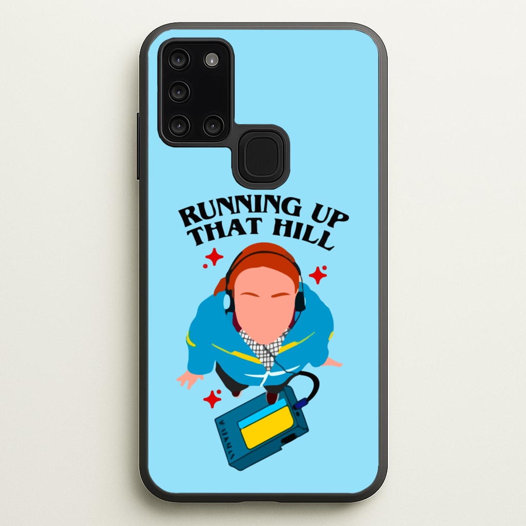 Running Up That Hill - Stranger Things Phone Case for Galaxy A21s