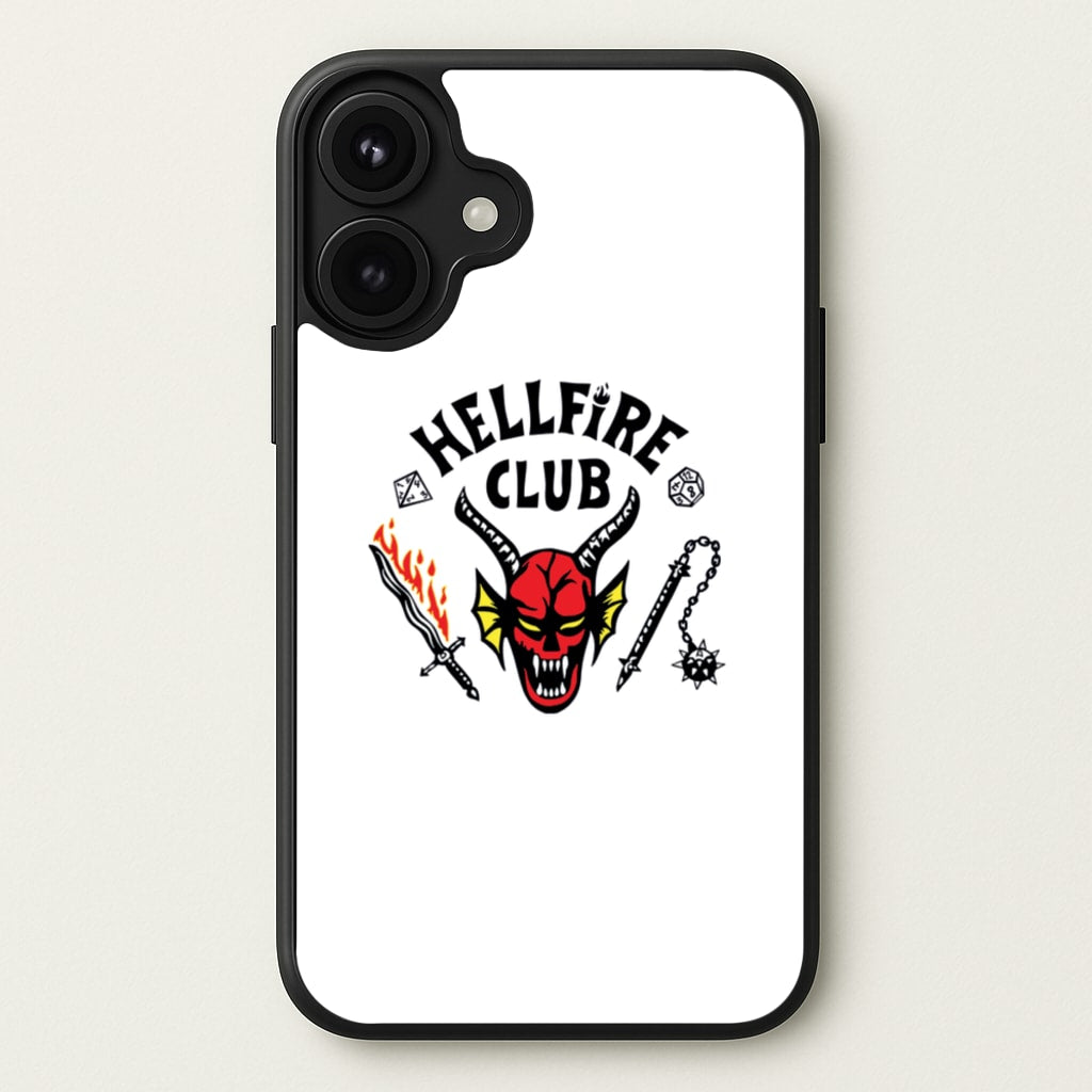 Hellfire Logo - White Phone Case for iPhone 17