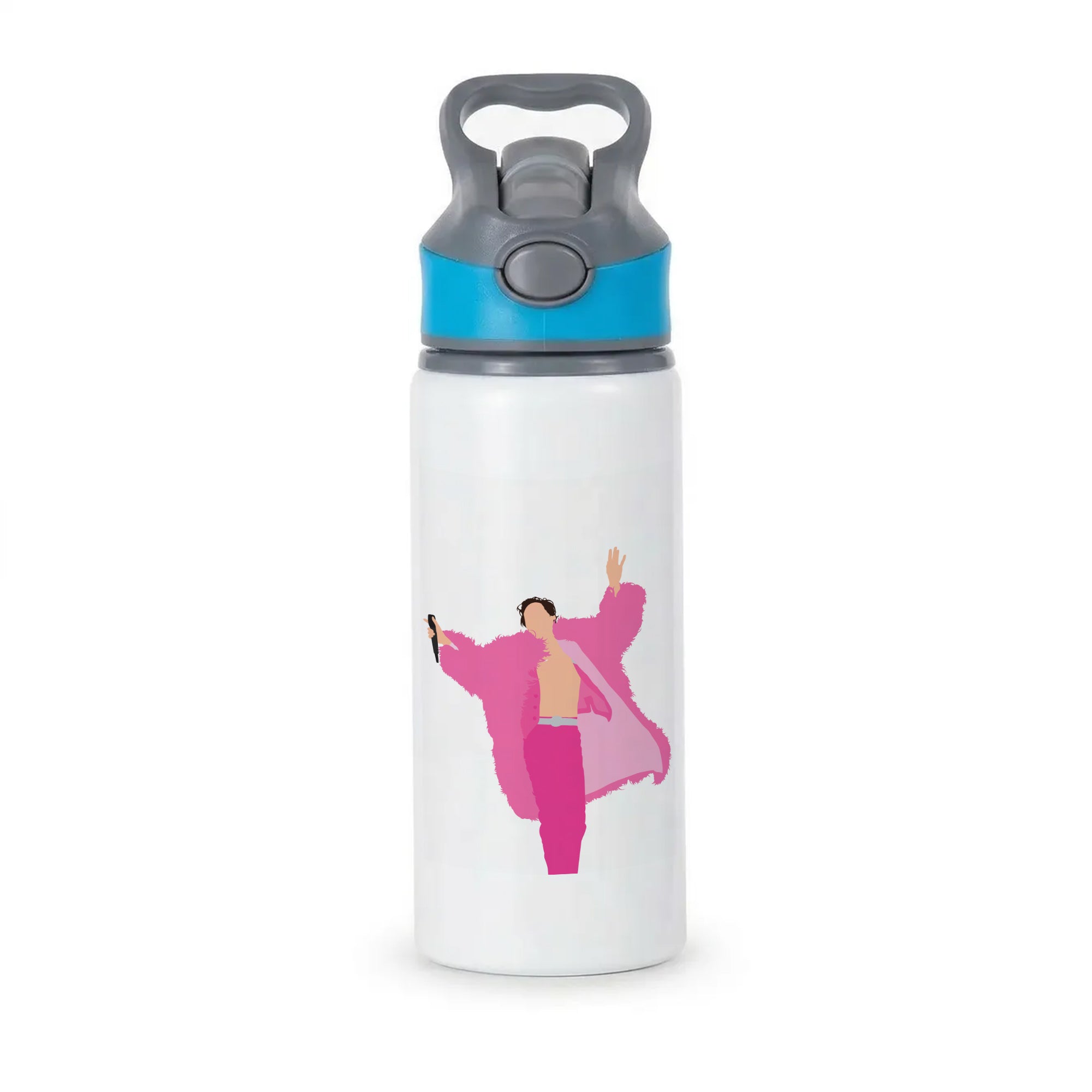 Harry Pink Coat Active Water Bottle - Blue
