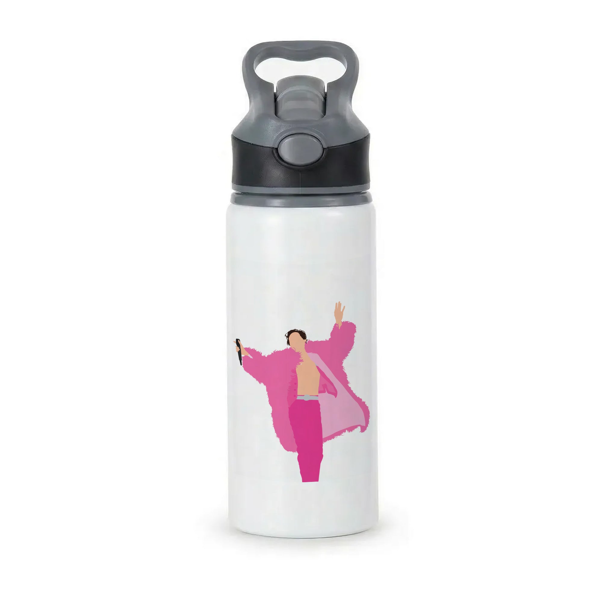 Harry Pink Coat Active Water Bottle - Black