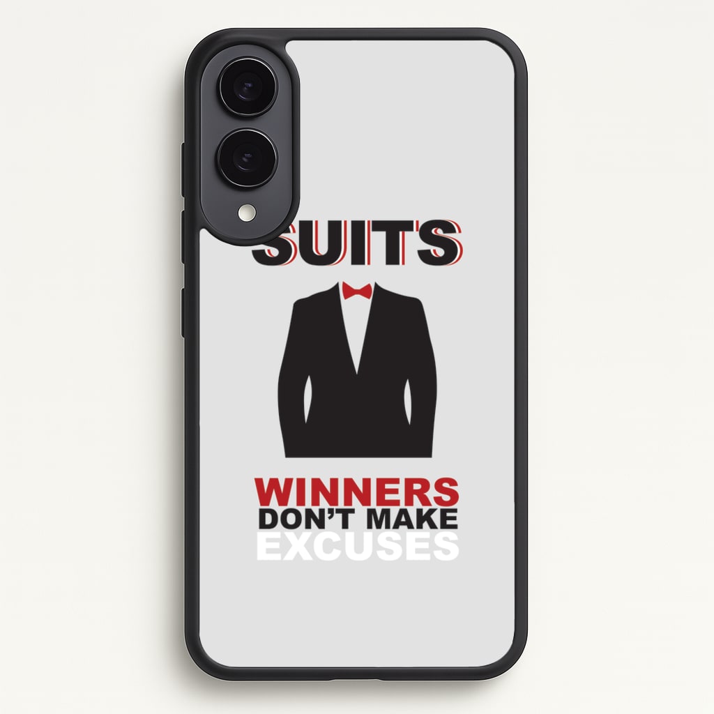 Winners Don't Make Excuses - Suits Phone Case for Galaxy S25 Edge