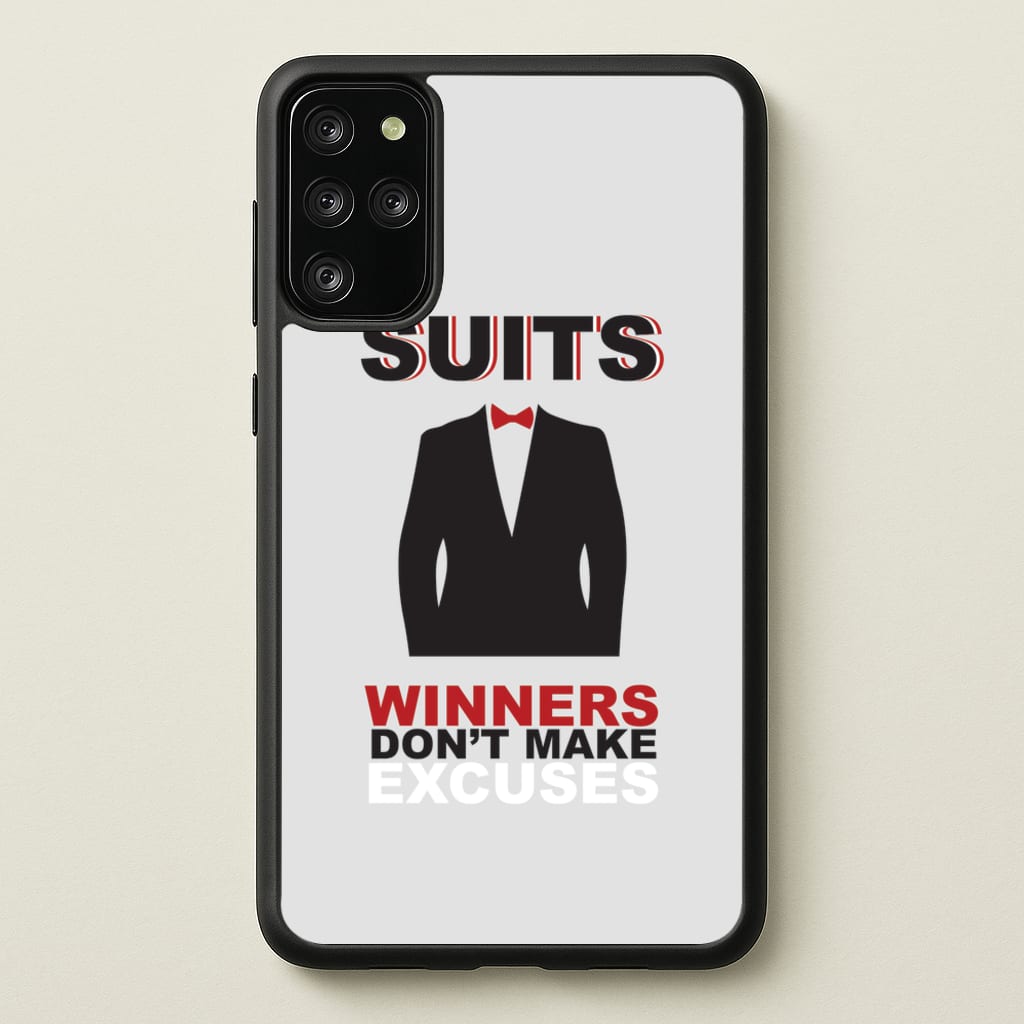 Winners Don't Make Excuses - Suits Phone Case for Galaxy S20 Plus
