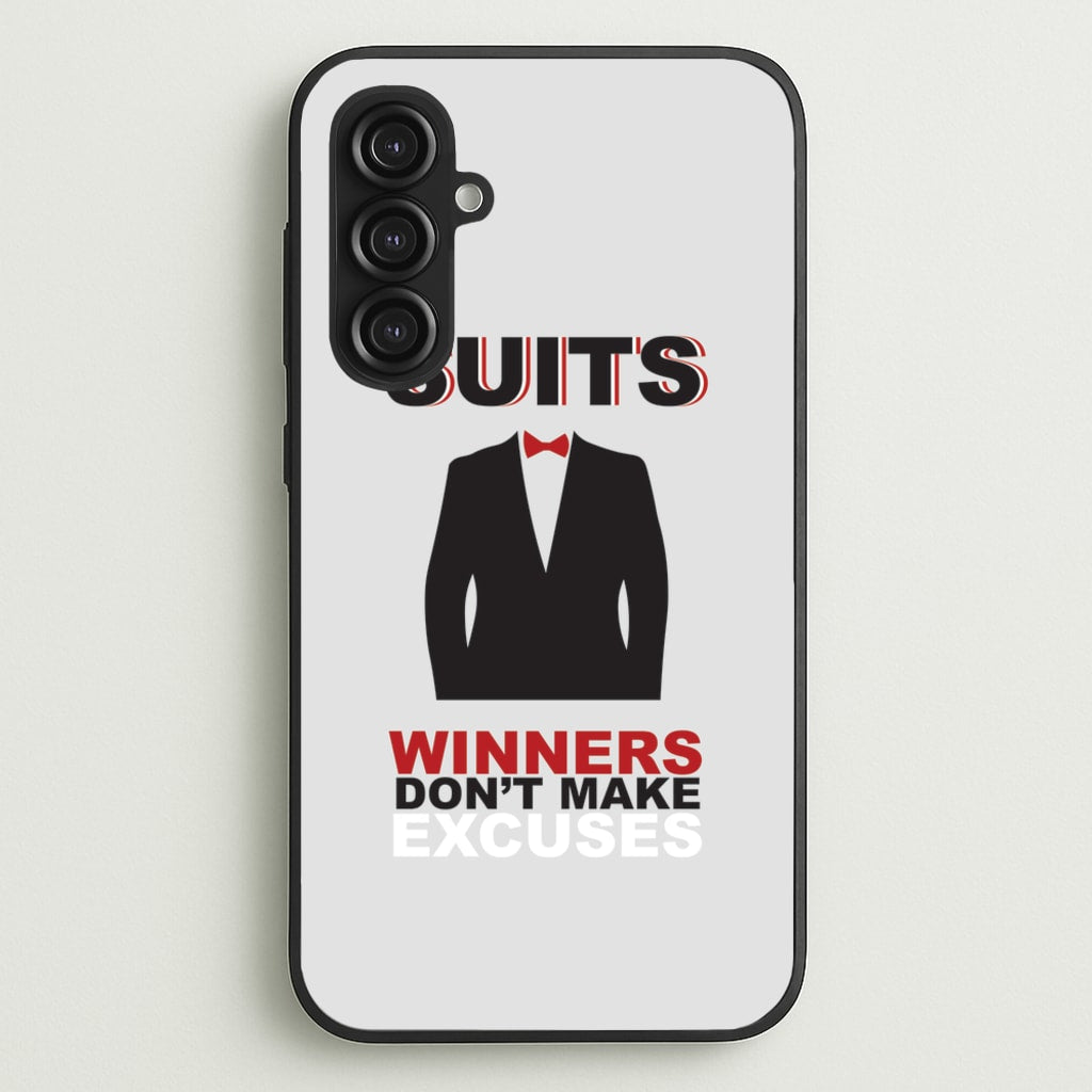 Winners Don't Make Excuses - Suits Phone Case for Galaxy S23FE