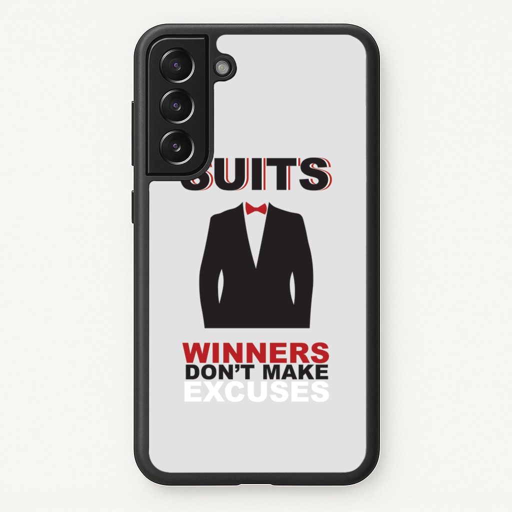 Winners Don't Make Excuses - Suits Phone Case for Galaxy S21 Plus