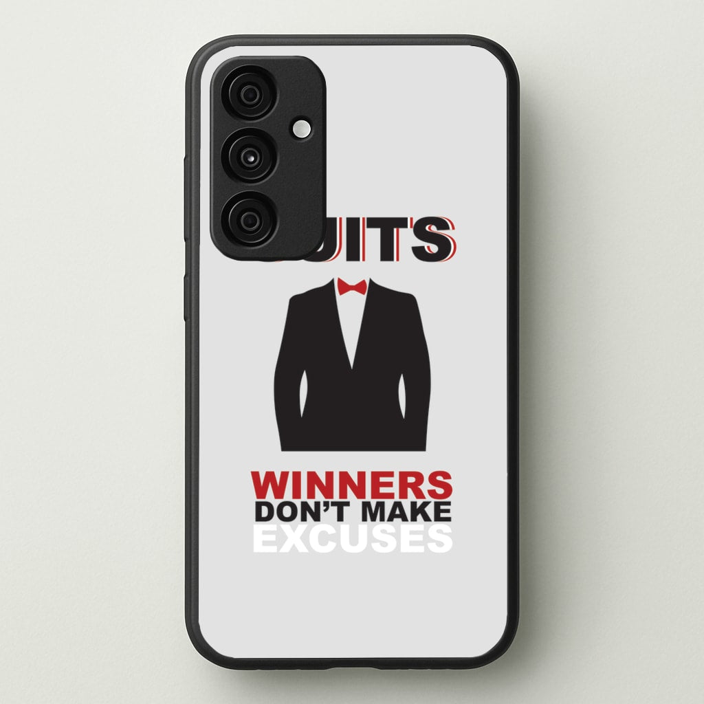 Winners Don't Make Excuses - Suits Phone Case for Galaxy A55