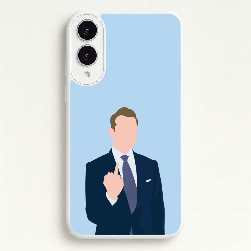 Middle Finger - Suits Phone Case for Galaxy S25 Edge