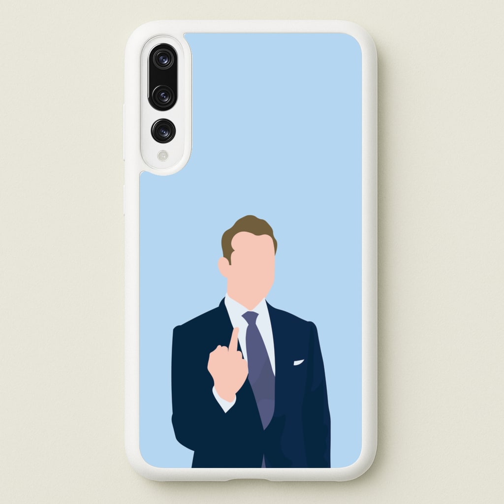 Middle Finger - Suits Phone Case for Huawei P20 Pro