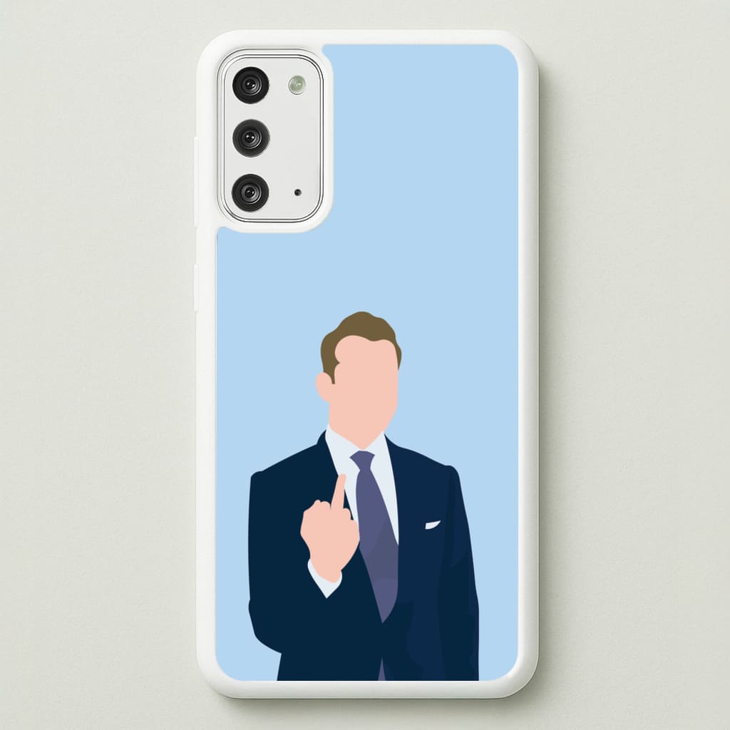 Middle Finger - Suits Phone Case for Galaxy Note 20