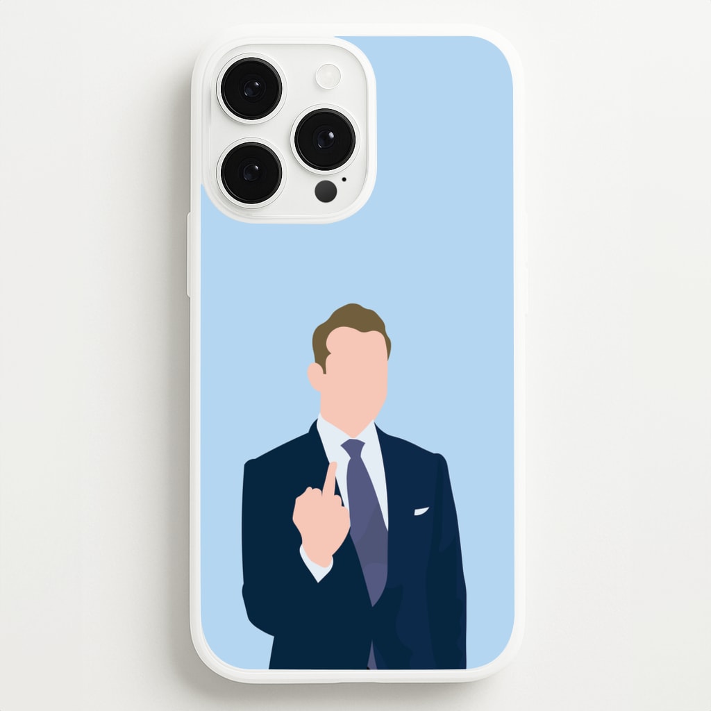 Middle Finger - Suits Phone Case for iPhone 13 Pro Max