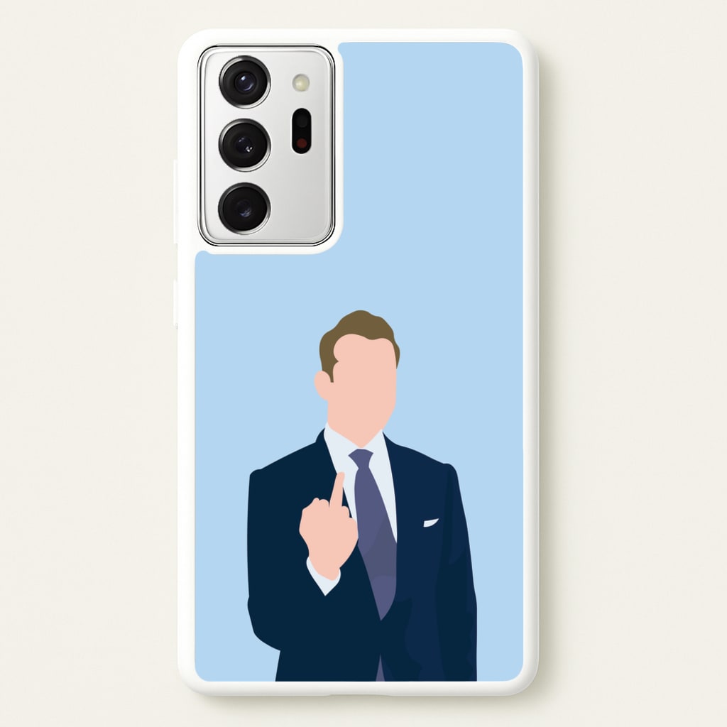 Middle Finger - Suits Phone Case for Galaxy Note 20 Ultra