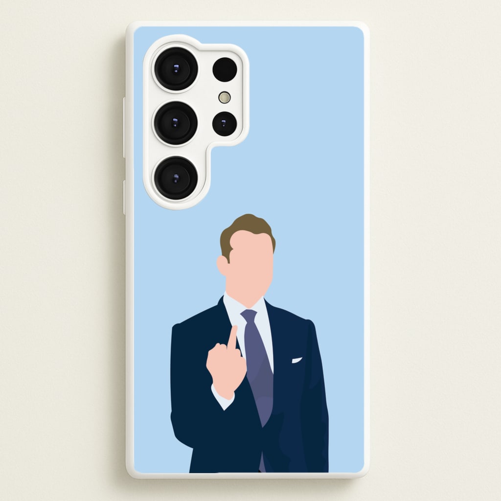 Middle Finger - Suits Phone Case for Galaxy S25 Ultra