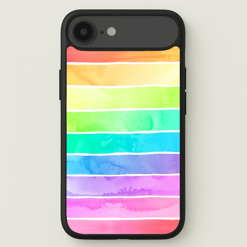 Summer Rainbow Stripes Phone Case for iPhone 17 Air