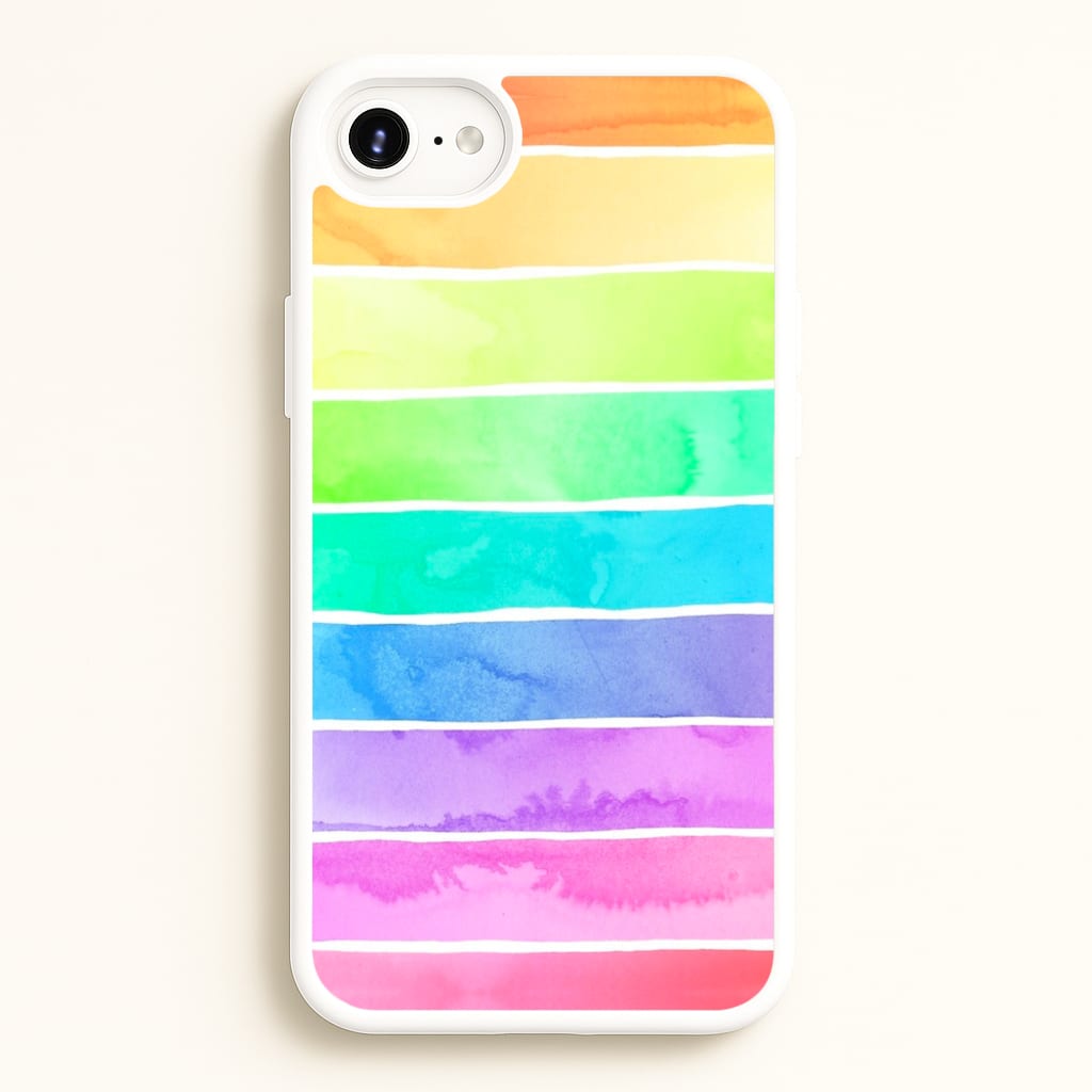 Summer Rainbow Stripes - Summer Phone Case for iPhone 6 / 7 / 8 / SE