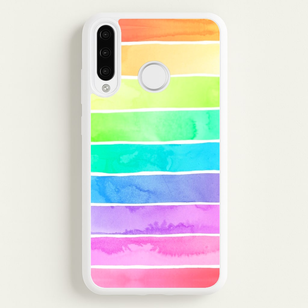 Summer Rainbow Stripes - Summer Phone Case for Huawei P30 Pro