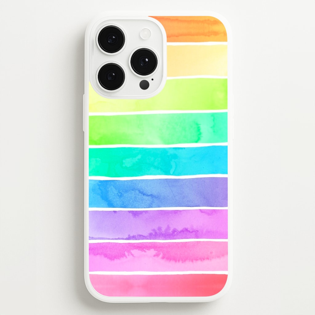 Summer Rainbow Stripes - Summer Phone Case for iPhone 13 Pro Max