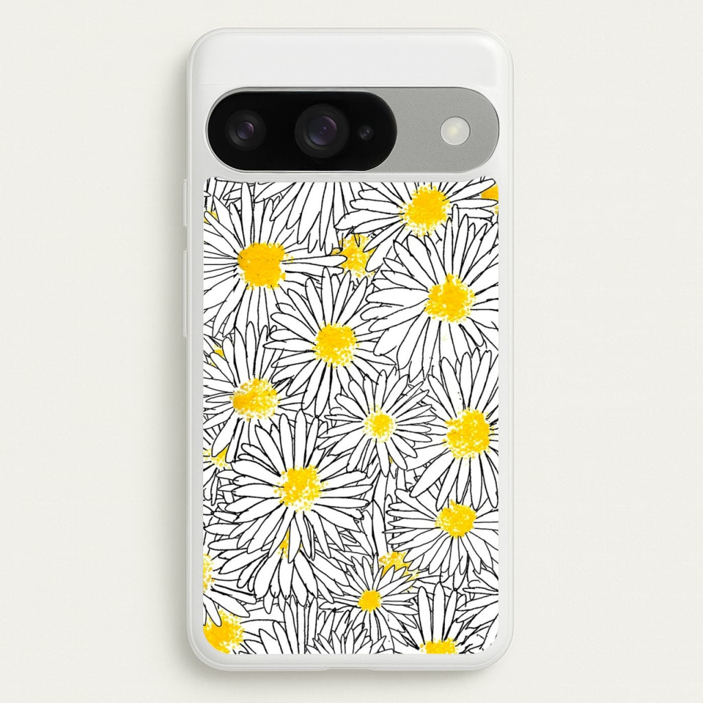 Cute Daisy Pattern Phone Case for Google Pixel 10 / 10 Pro