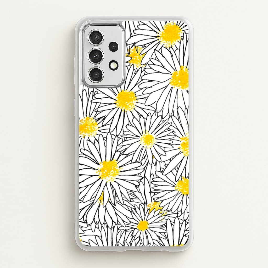 Cute Daisy Pattern - Floral Phone Case for Galaxy A52 / A52s