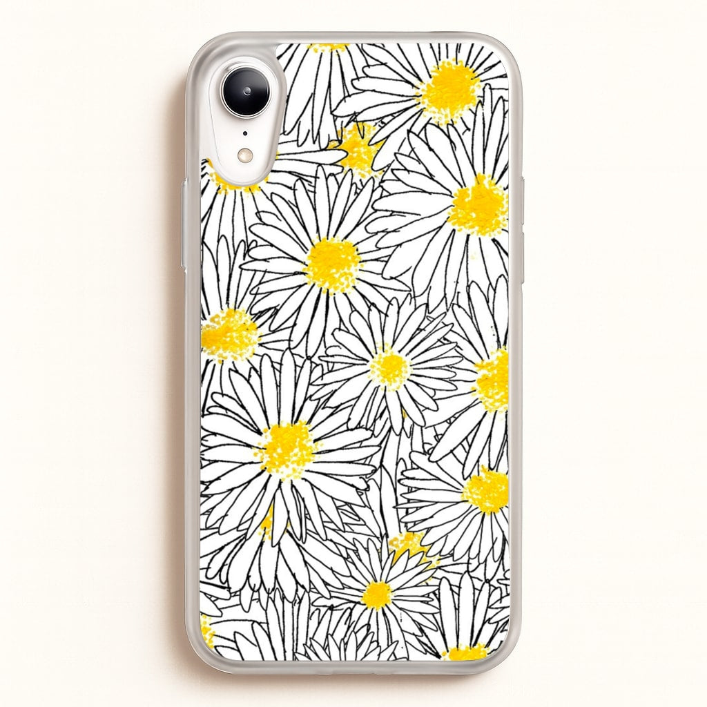 Cute Daisy Pattern - Floral Phone Case for iPhone XR