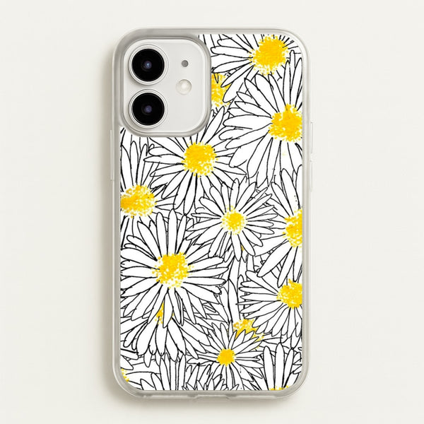 Cute Daisy Pattern - Floral Phone Case for iPhone 12 Mini