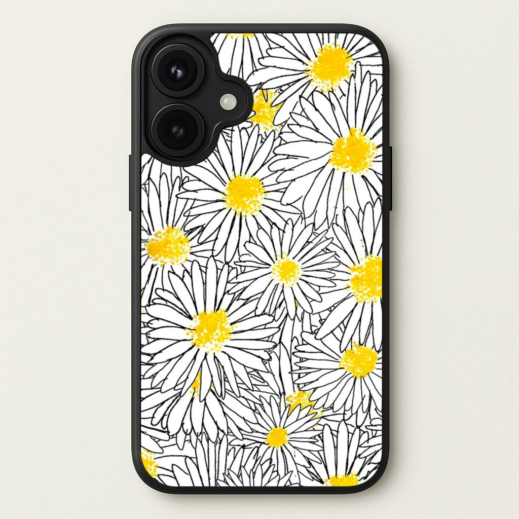 Cute Daisy Pattern Phone Case for iPhone 17