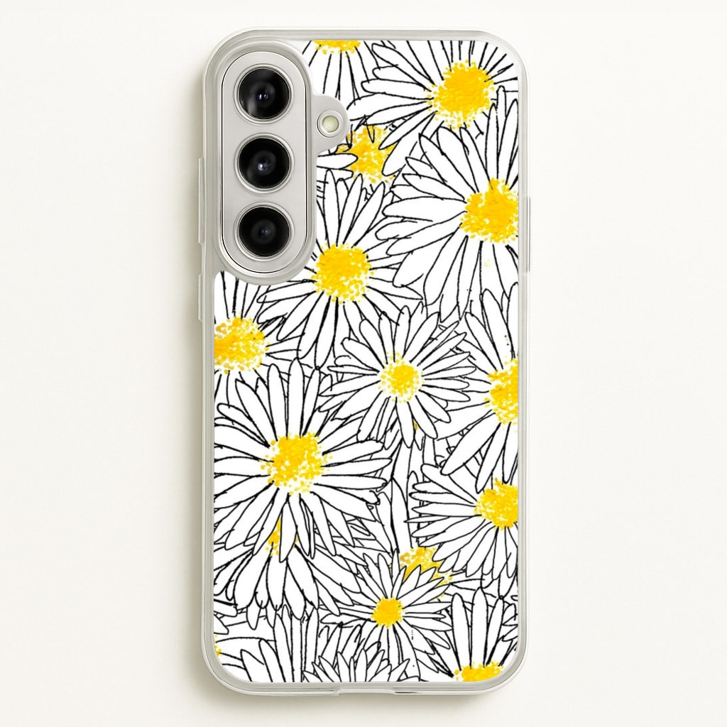 Cute Daisy Pattern - Floral Phone Case for Galaxy A56