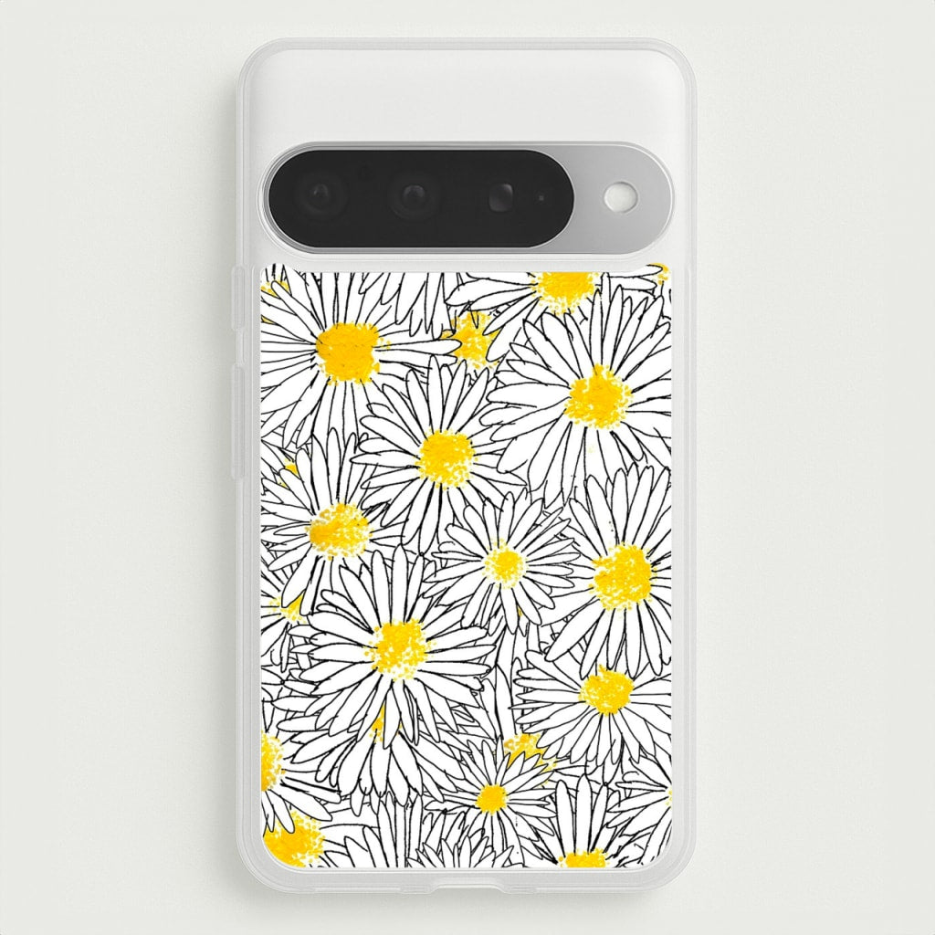 Cute Daisy Pattern Phone Case for Google Pixel 10 Pro XL