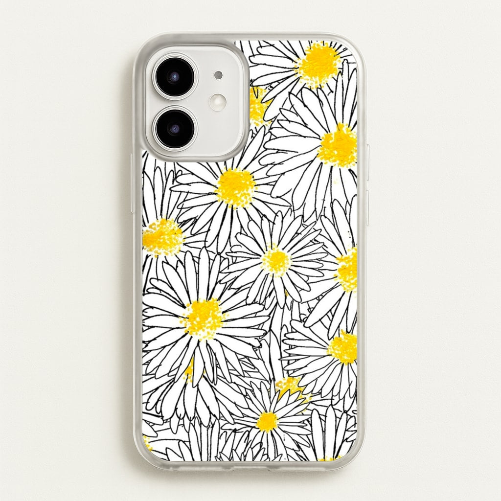 Cute Daisy Pattern - Floral Phone Case for iPhone 12 / 12 Pro