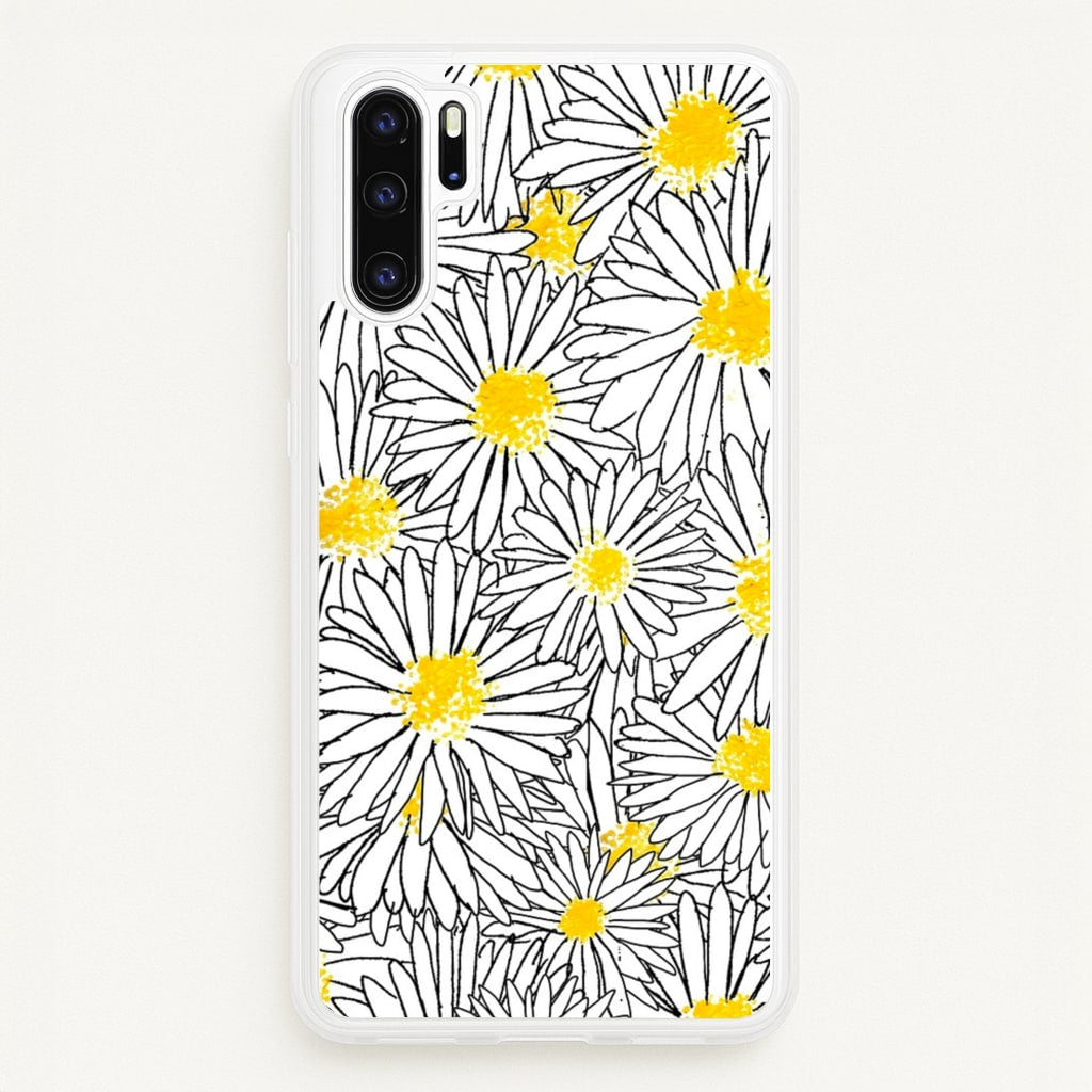 Cute Daisy Pattern - Floral Phone Case for Huawei P30 Pro