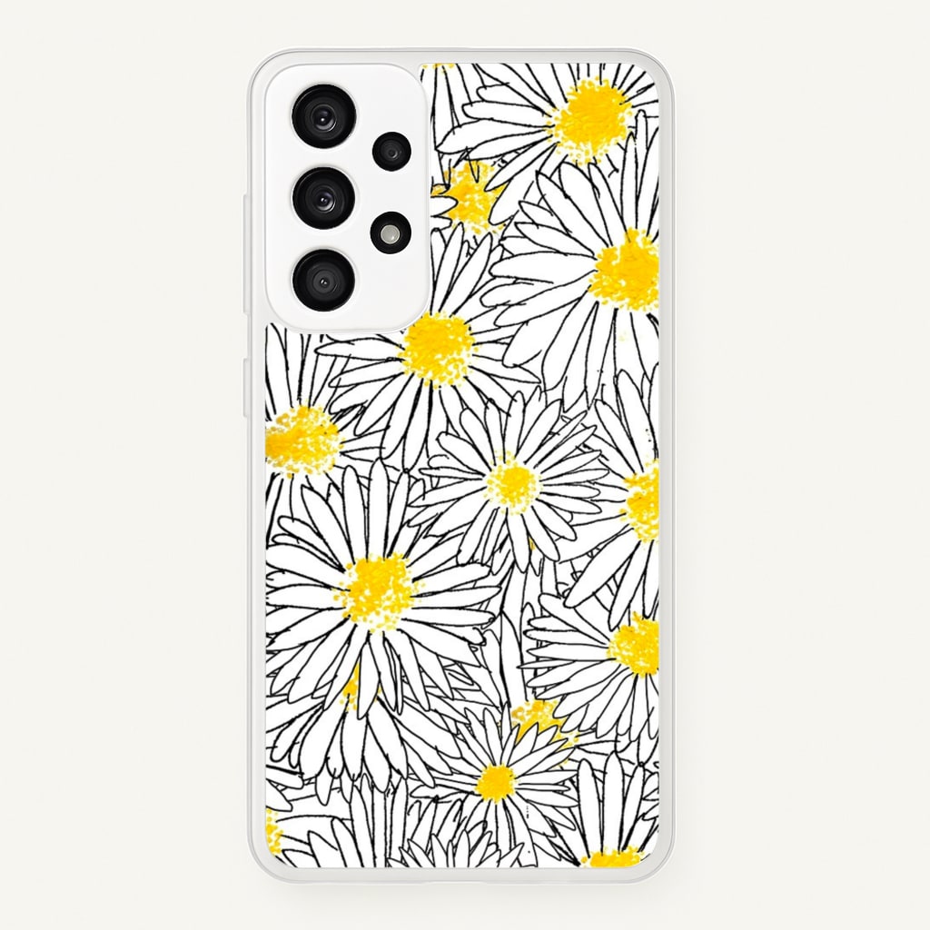 Cute Daisy Pattern - Floral Phone Case for Galaxy A33