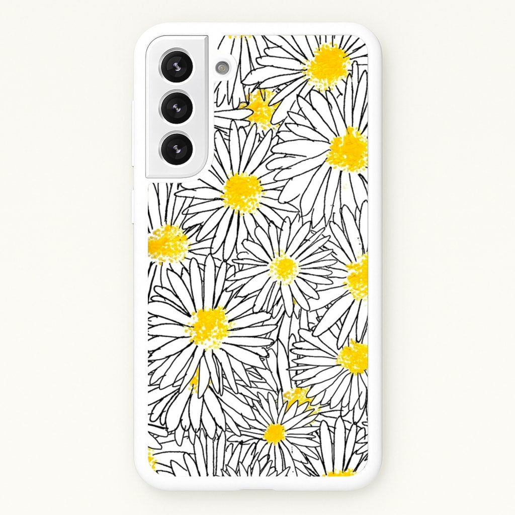 Cute Daisy Pattern - Floral Phone Case for Galaxy S22 Plus