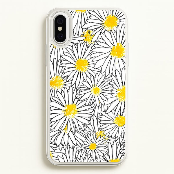 Cute Daisy Pattern - Floral Phone Case for iPhone XS Max