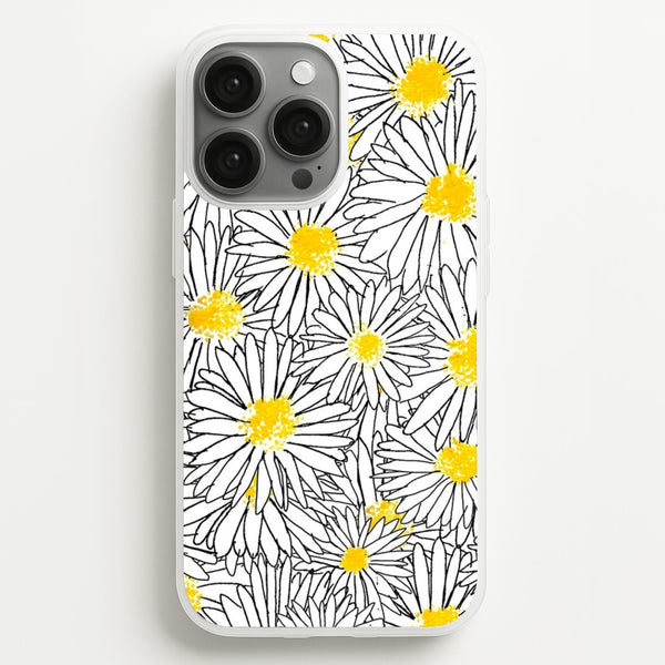 Cute Daisy Pattern - Floral Phone Case for iPhone 13 Pro Max