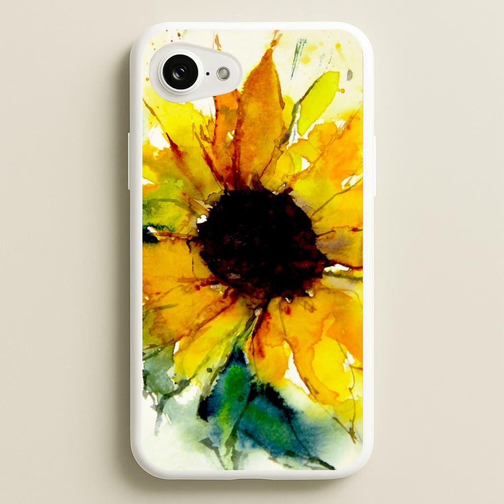 Watercolour Sunflower - Floral Phone Case for iPhone 16e
