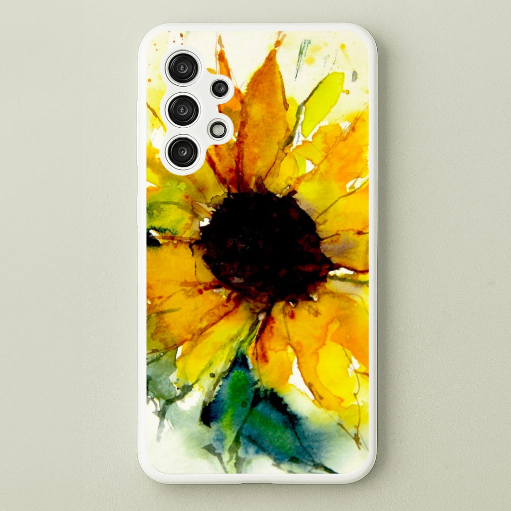 Watercolour Sunflower - Floral Phone Case for Galaxy A13
