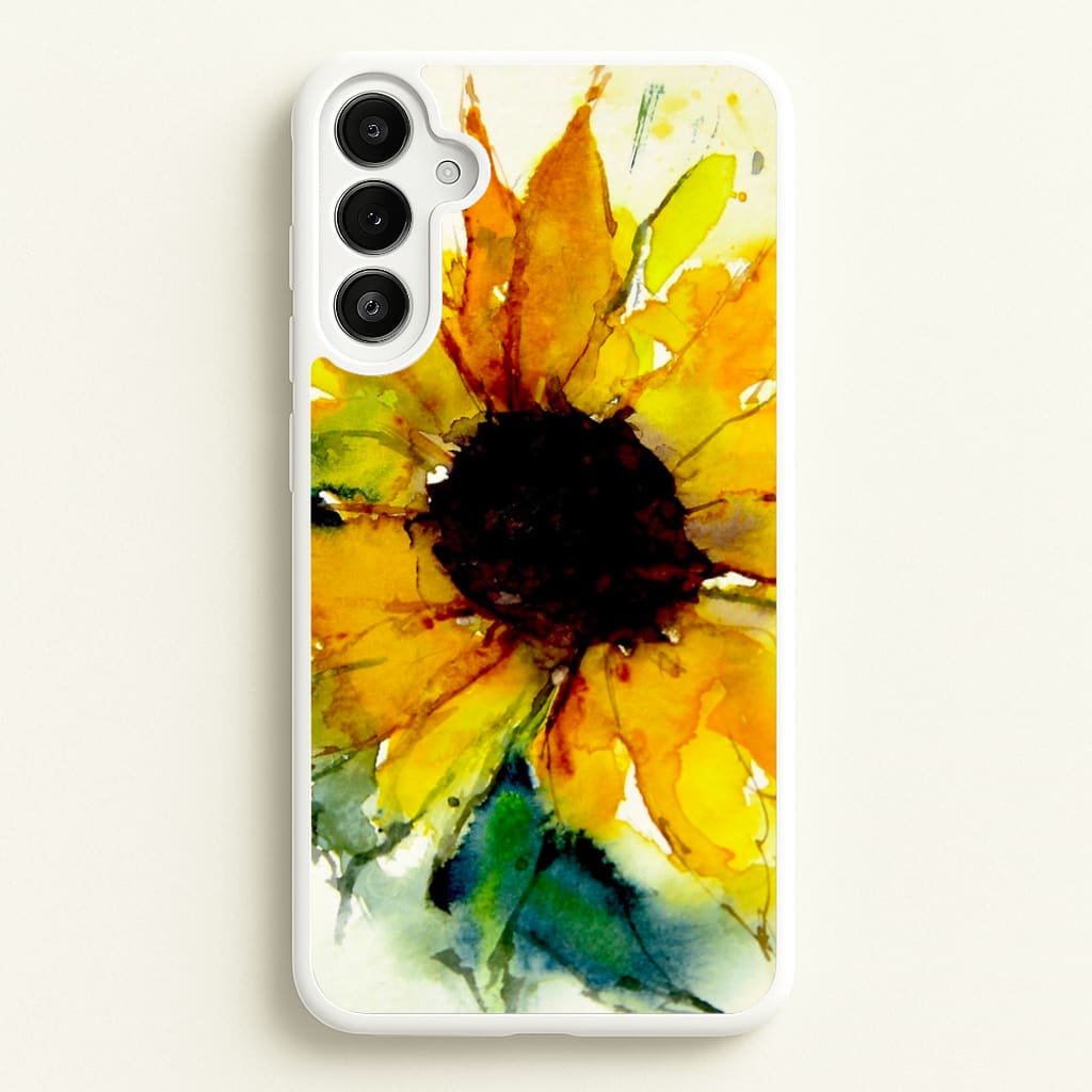 Watercolour Sunflower - Floral Phone Case for Galaxy A36