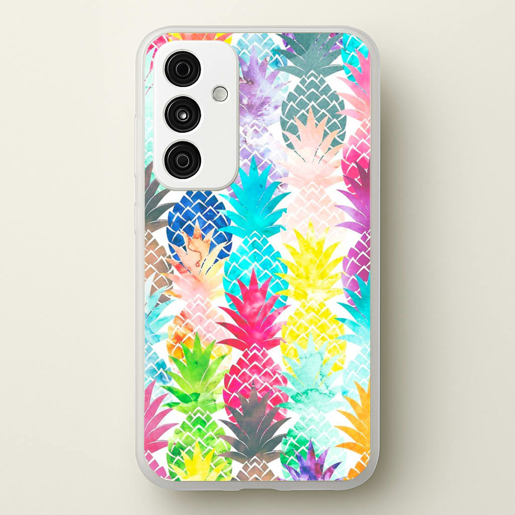 Watercolour Pineapple Pattern - Pineapple Phone Case for Galaxy A15