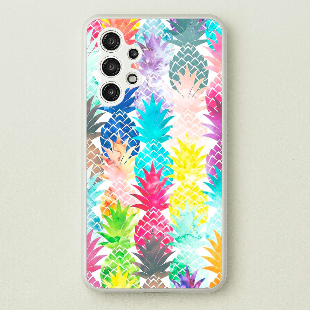 Watercolour Pineapple Pattern - Pineapple Phone Case for Galaxy A13