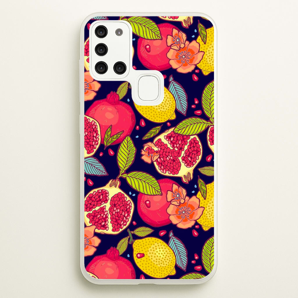 Tropical Garden Pattern - Floral Phone Case for Galaxy A21s
