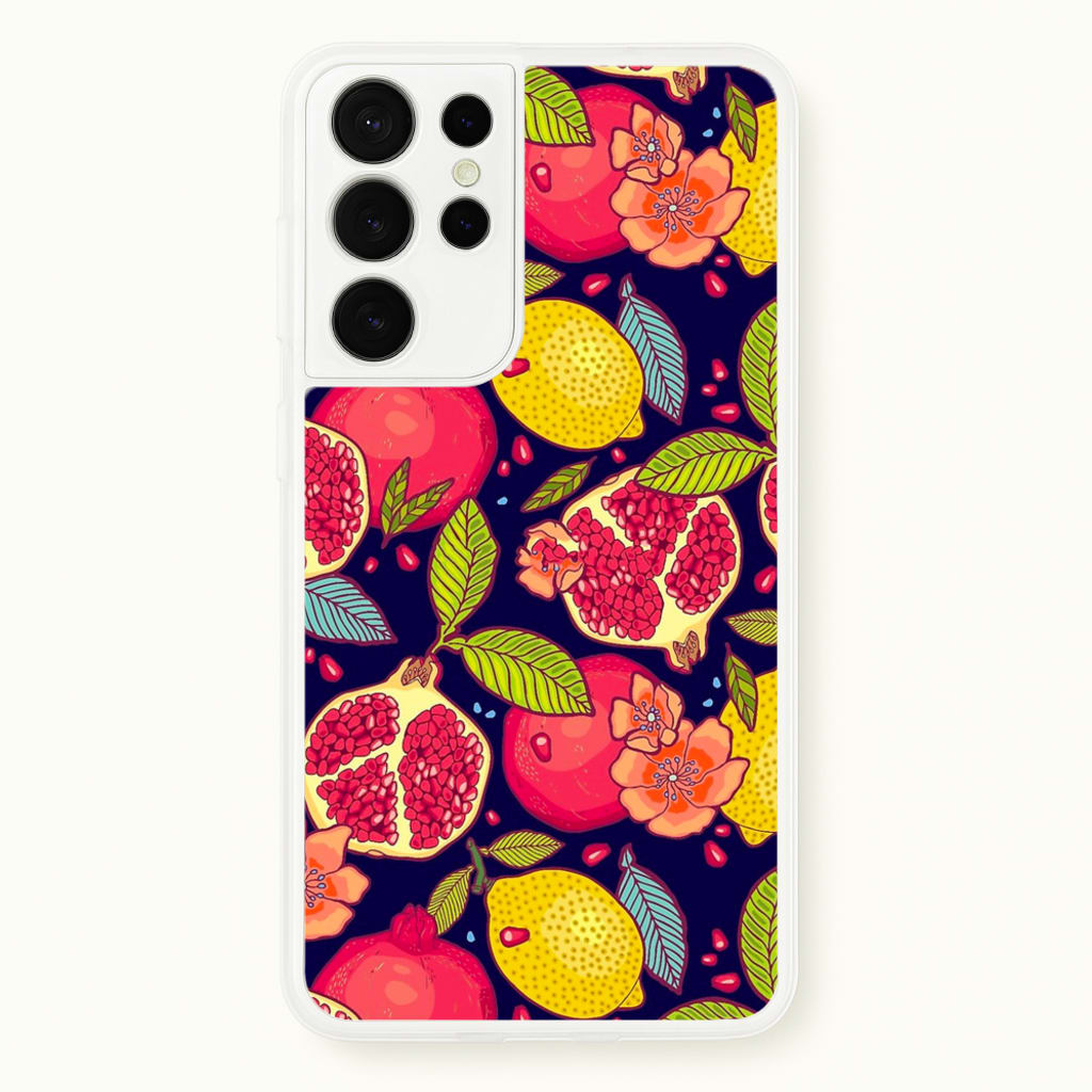 Tropical Garden Pattern - Floral Phone Case for Galaxy S21 Ultra