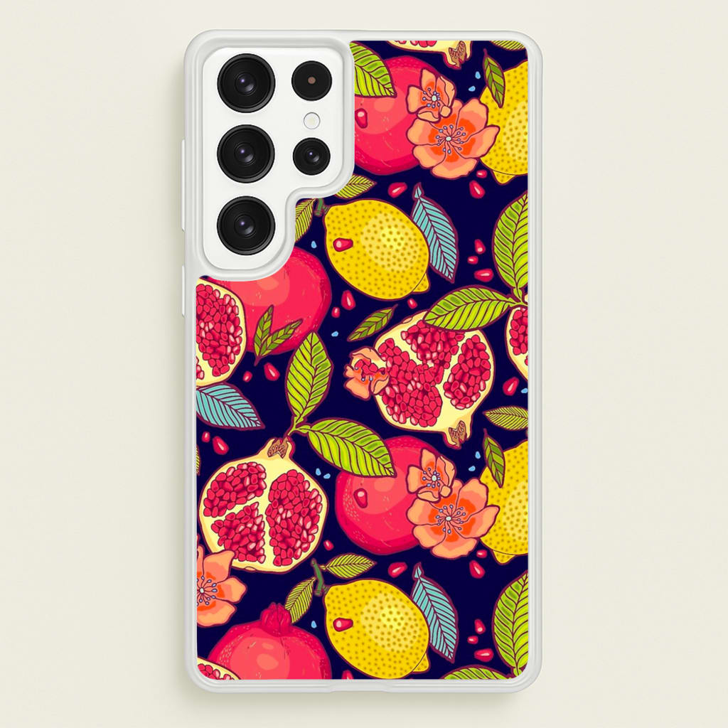 Tropical Garden Pattern - Floral Phone Case for Galaxy S22 Ultra