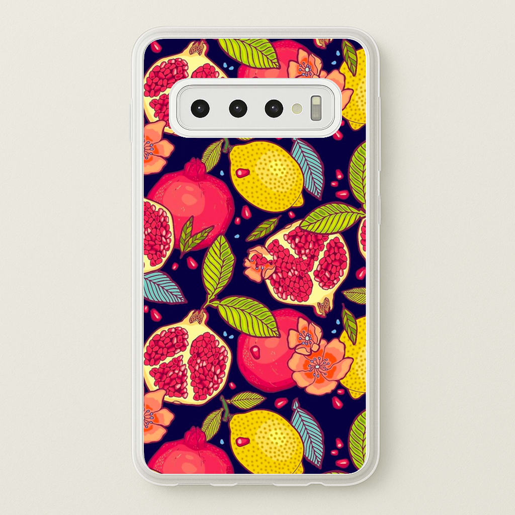 Tropical Garden Pattern - Floral Phone Case for Galaxy S10 Plus