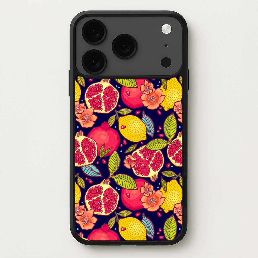 Tropical Garden Pattern Phone Case for iPhone 17 Pro Max
