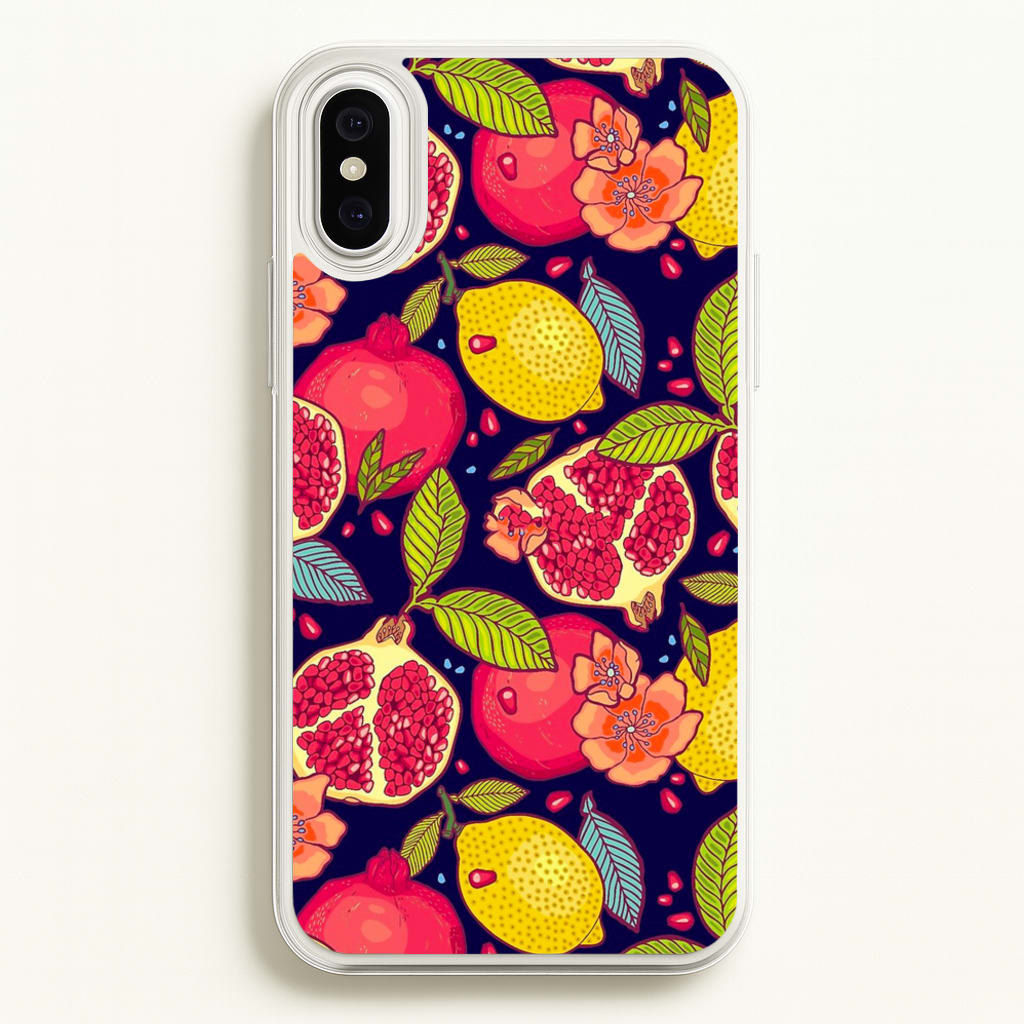 Tropical Garden Pattern - Floral Phone Case for iPhone XS Max