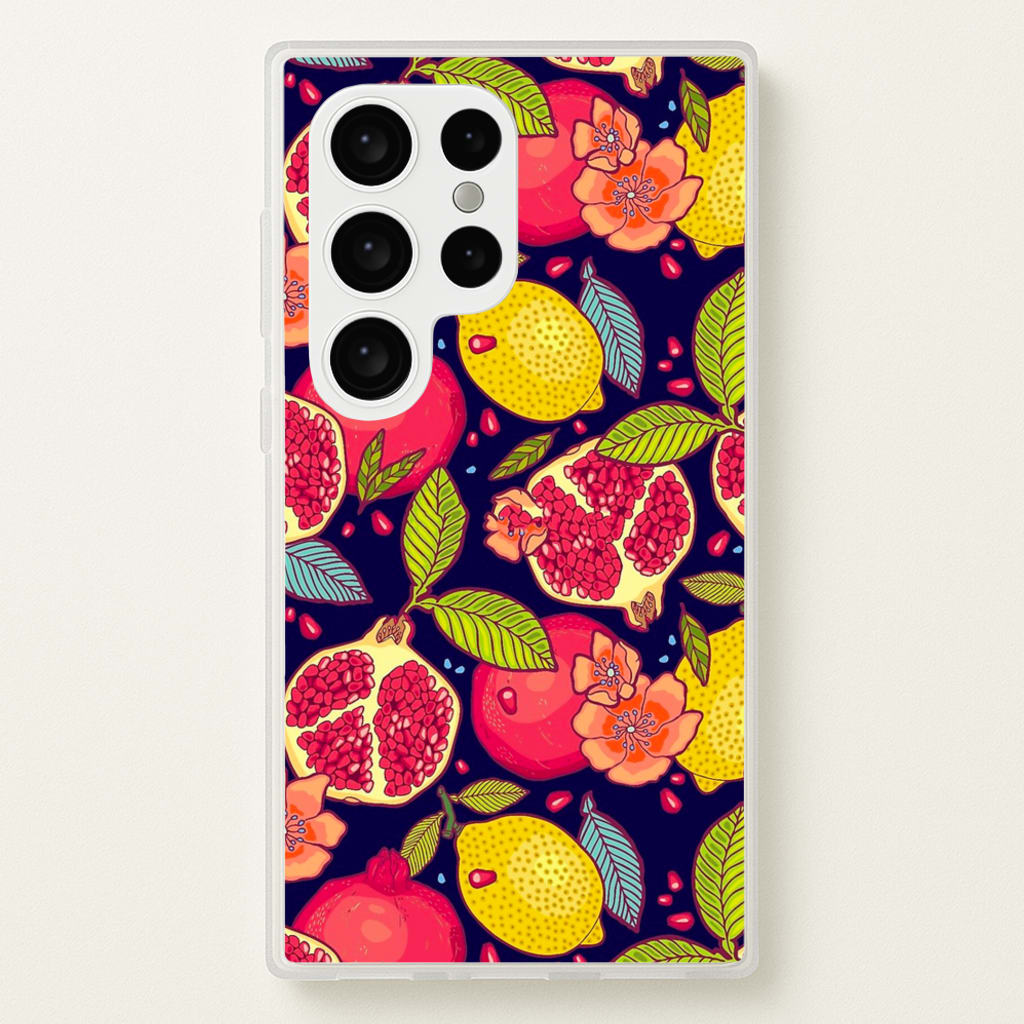 Tropical Garden Pattern - Floral Phone Case for Galaxy S24 Ultra